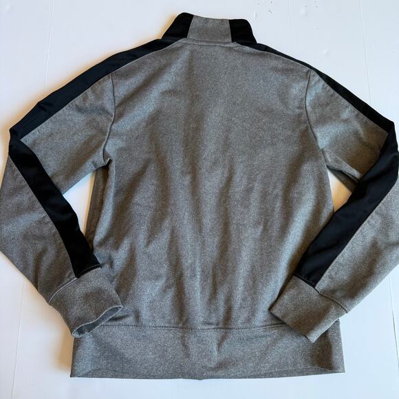 Nike Air Jordan Youth Zip Up Grey Black Athletic Jacket Small 8-10Y - Picture 9 of 9